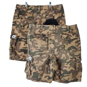 Wonderwall Cargo Camo Shorts Mens 36 Vtg Utility Surf (38x10) Tactical Gorpcore